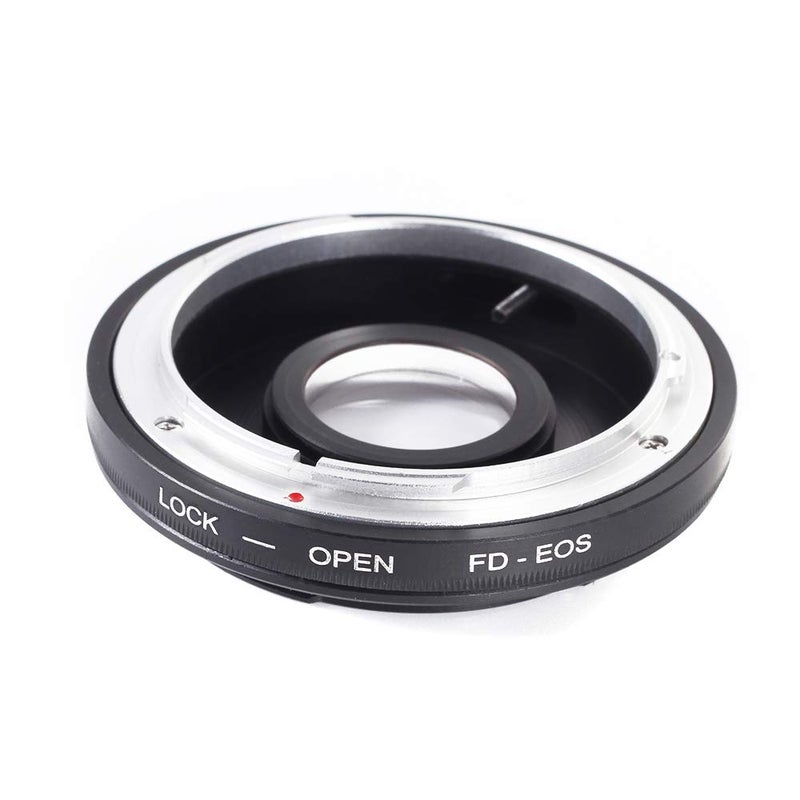 FocusFoto Adapter Ring for FD/FC Lens to EF EF-S Mount Camera with Optical Glass & Caps fits for EOS DSLR 5D Mark IV III II 1Ds 6D 7D 90D 80D 77D 70D 60D 1500D 1300D 1200D 760D 750D 700D - Image 3